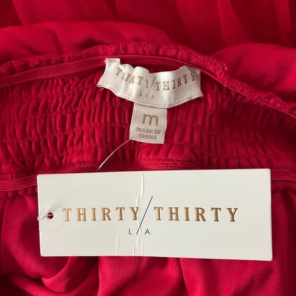 Elegant Red Mini Dress - Picture 3 of 3